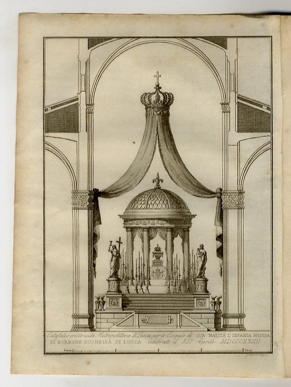 Solenni esequie di Sua Maestà Maria Luisa di Borbone Infanta …