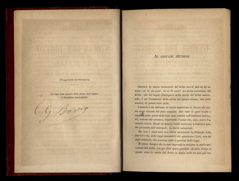 Sommario della storia del Diritto in Italia dall'origine di Roma …