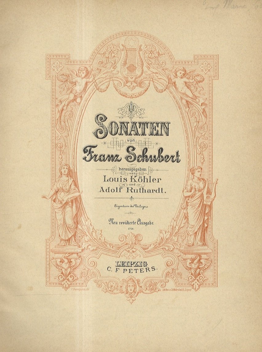 Sonaten (.) herausgegeben von Louis Köhler und Adolf Ruthardt. Neu …