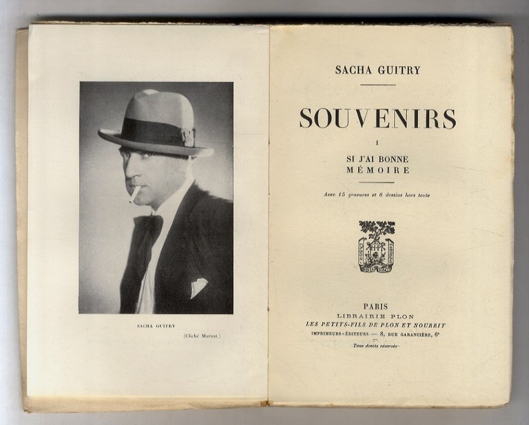 Souvenirs. I: si j'ai bonne mémoire. Avec 15 gravures et …