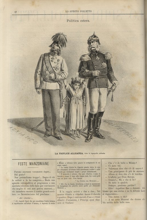 SPIRITO (LO) Folletto. Giornale umoristico illustrato mensile. Anno XXIII: 1883. …