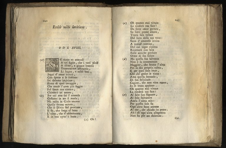 Sposizione del Salmo Miserere… Odi XL. Fondate sulle autorità della …