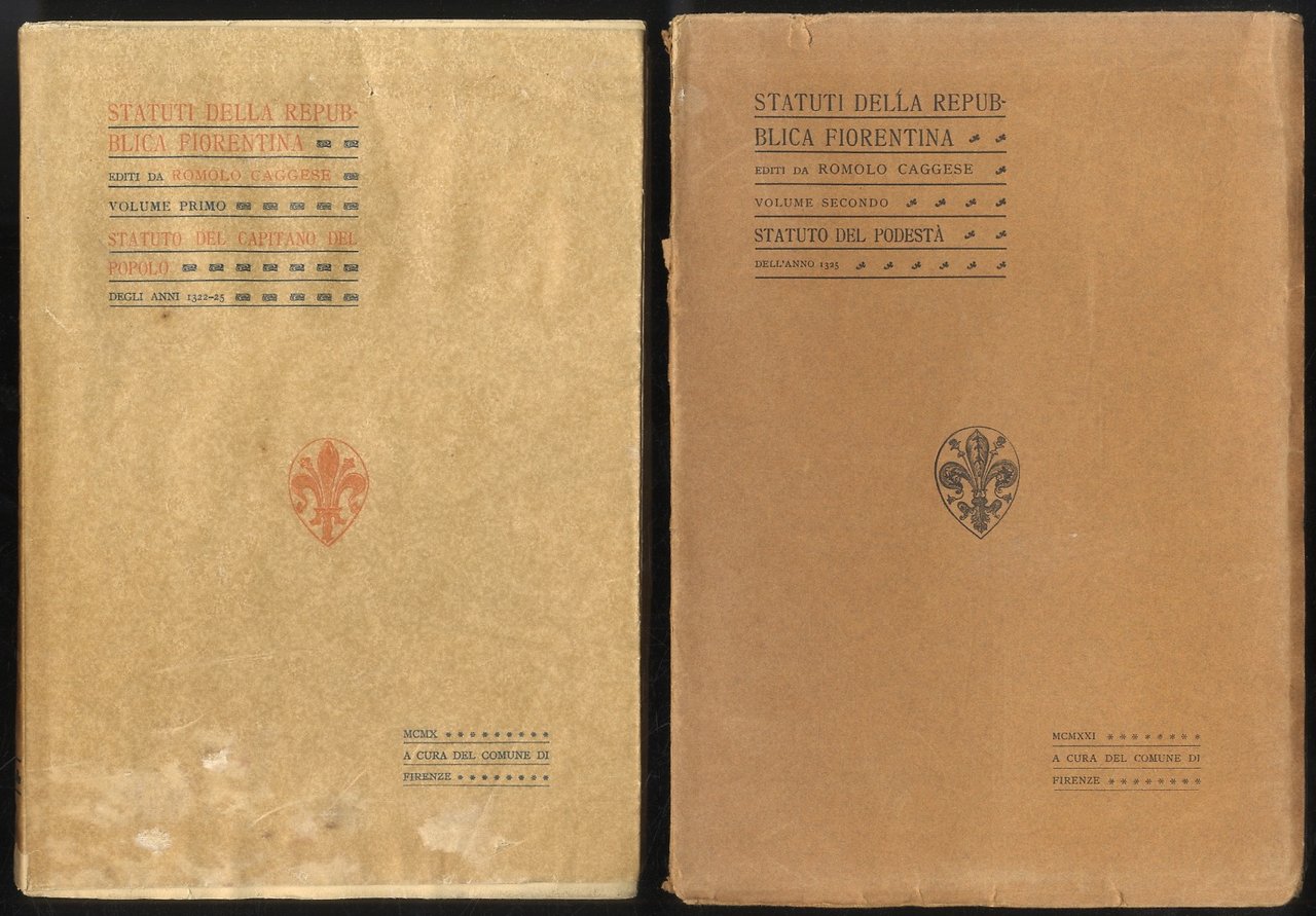 STATUTI della Repubblica fiorentina. Editi a cura del Comune di …