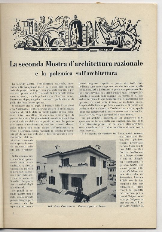 STIRPE (LA). Rivista nazionale d'arte, di politica, di sindacalismo. Direttore …