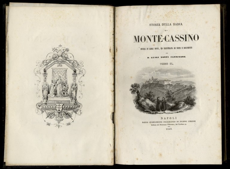Storia della Badia di Monte-Cassino divisa in libri nove, ed …