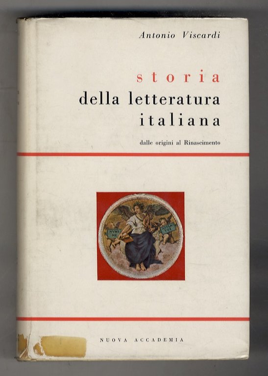 Storia della letteratura italiana dalle origini al Rinascimento.