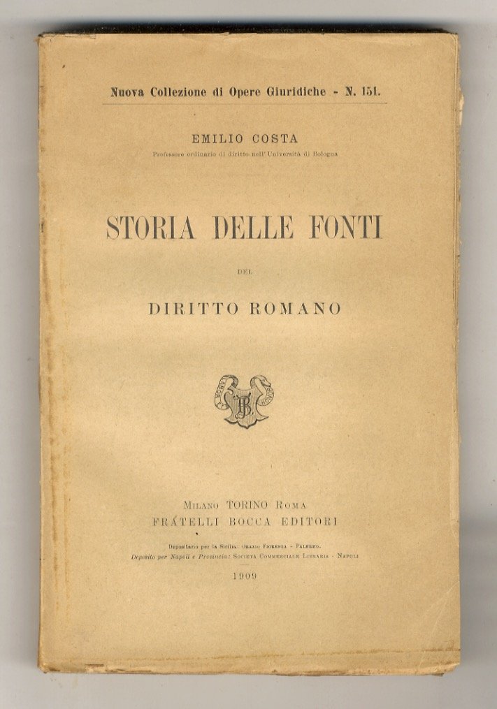 Storia delle fonti del diritto romano.