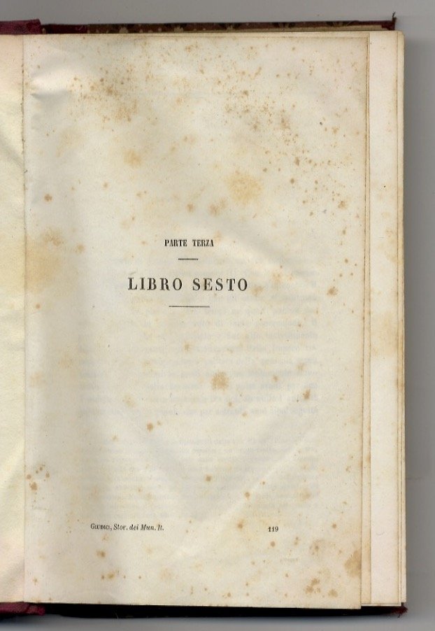 (Storia politica dei Municipj Italiani).