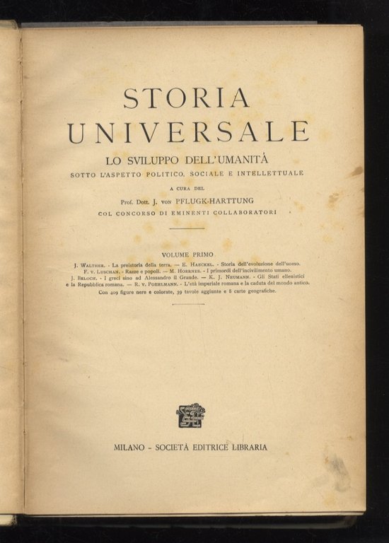 Storia universale. Lo sviluppo dell'umanità sotto l'aspetto politico sociale e …