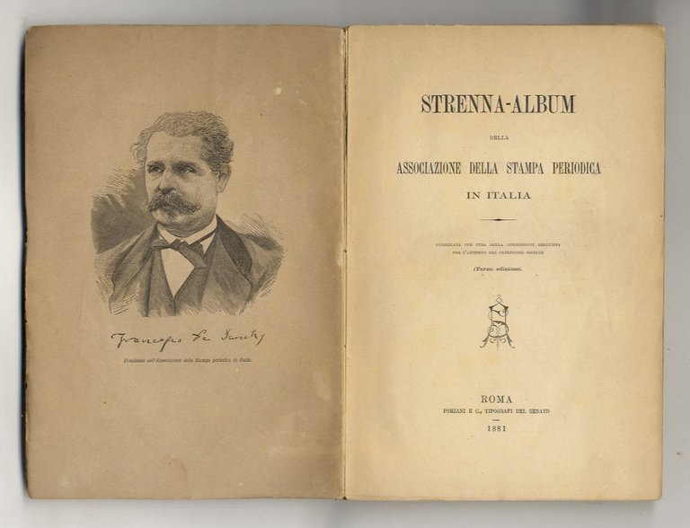 STRENNA-ALBUM della Associazione della Stampa Periodica in Italia. [.] Terza …
