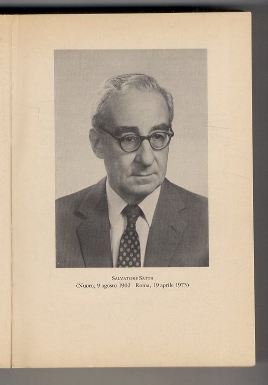 Studi in memoria di Salvatore Satta.