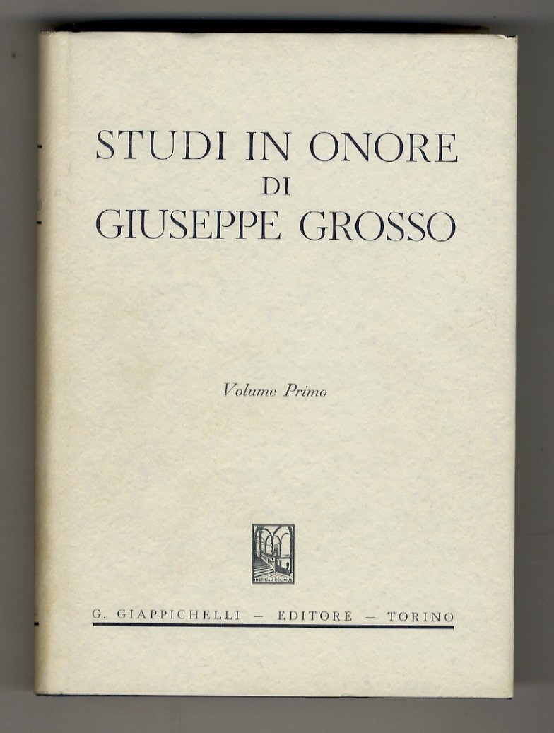 Studi in onore di Giuseppe Grosso.
