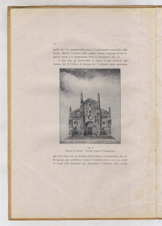 Studio e progetti per la integrazione del Duomo di Teramo.