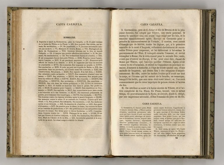 Suétone. Avec la traduction en français par M. Baudement.