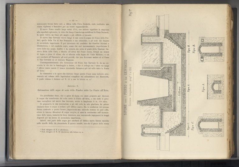 Sui lavori per l'ingrandimento di Firenze. Relazione [.].