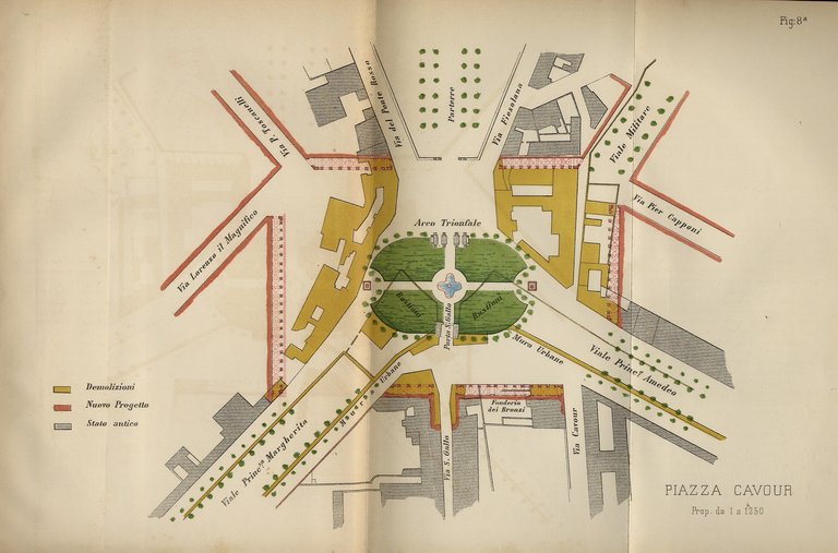 Sui lavori per l'ingrandimento di Firenze. Relazione [.].