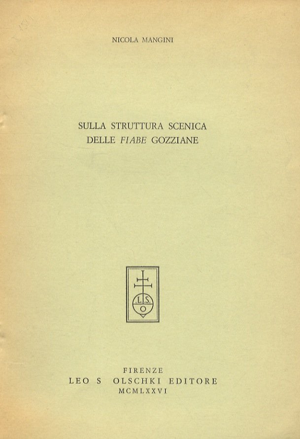 Sulla struttura scenica della fiabe gozziane. | Immagine principale
