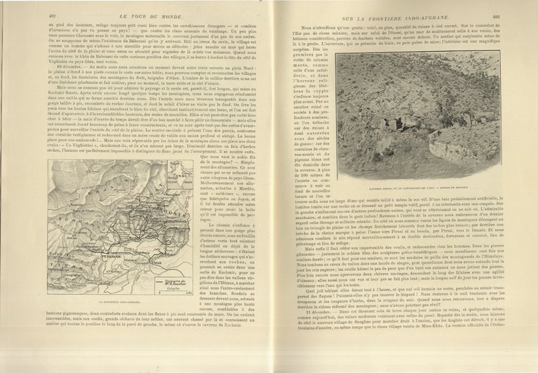 Sur la frontière Indo-afghane. (Extraits du Journal de route d'un …