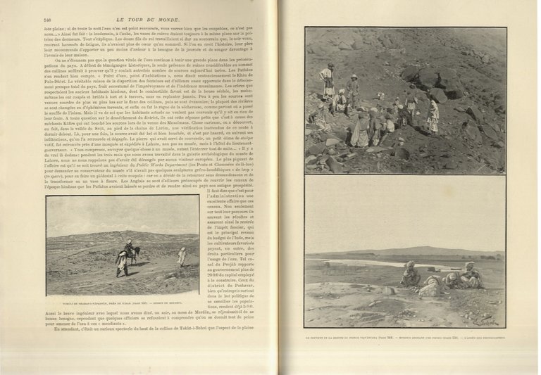 Sur la frontière Indo-afghane. (Extraits du Journal de route d'un …