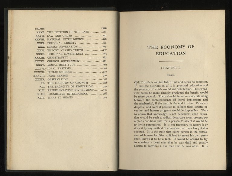 The economy of education. By W.A. Sturdy, author of "Right …
