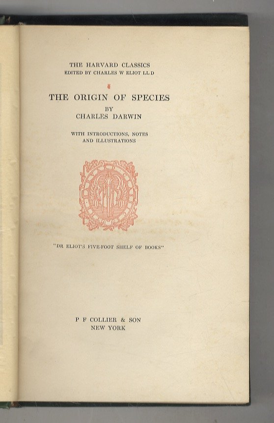 The origin of species [.] With introduction, notes and illustrations. | Immagine principale