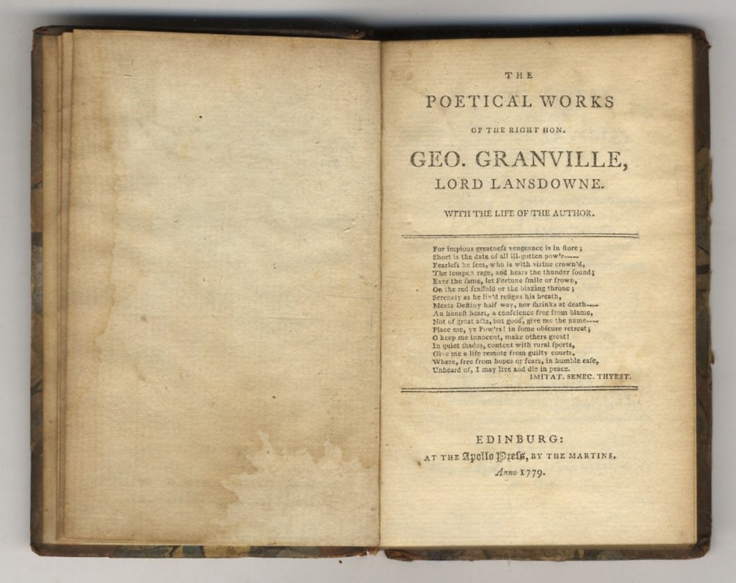 The Poetical Works (.) Containing his Miscellanies, Epistles, Songs, Prologues, …