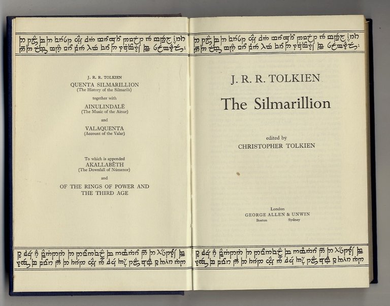 The Silmarillion. Edited by Christopher Tolkien.