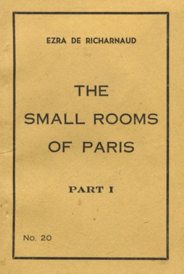 The small rooms of Paris. Part I [- part II]. | Immagine principale