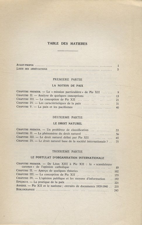 Théorie de la paix selon Pie XII. [.].