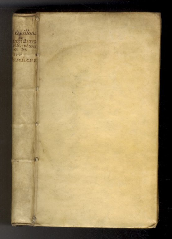 Thomae Papillonii [.] Tractatus de directis heredum substitutionibus. [Legato con:] …