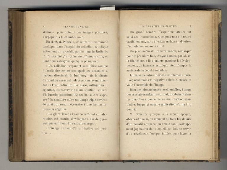 Traité pratique di photographie. [.] Troisième édition revue et augmentée. …