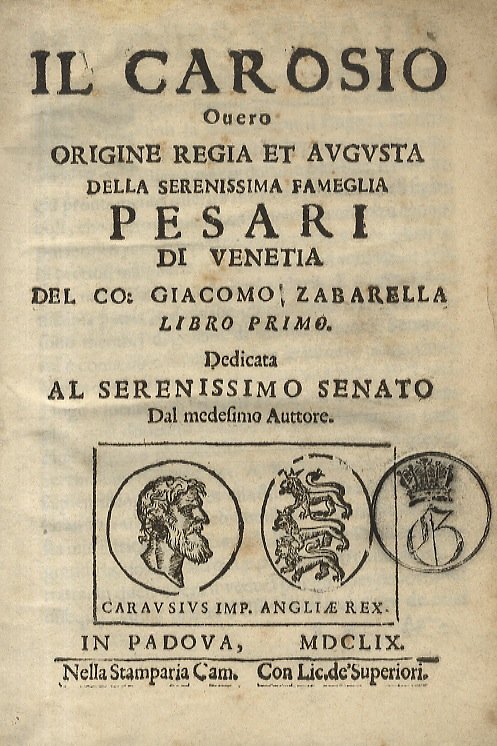 Trasea Peto overo Origine della serenissima fameglia Zeno di Venetia …