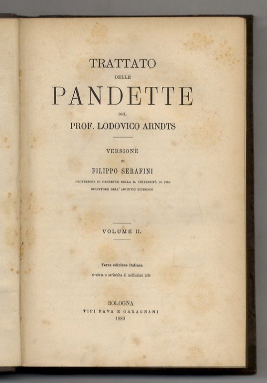Trattato delle Pandette - Le Pandette annotate. Prima, terza e … | Immagine Gallery 2