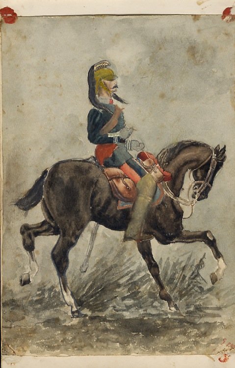UFFICIALE di cavalleria leggera.