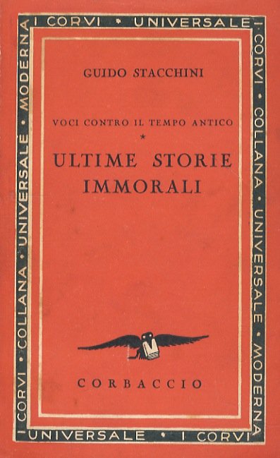 Ultime storie immorali. XII edizione.
