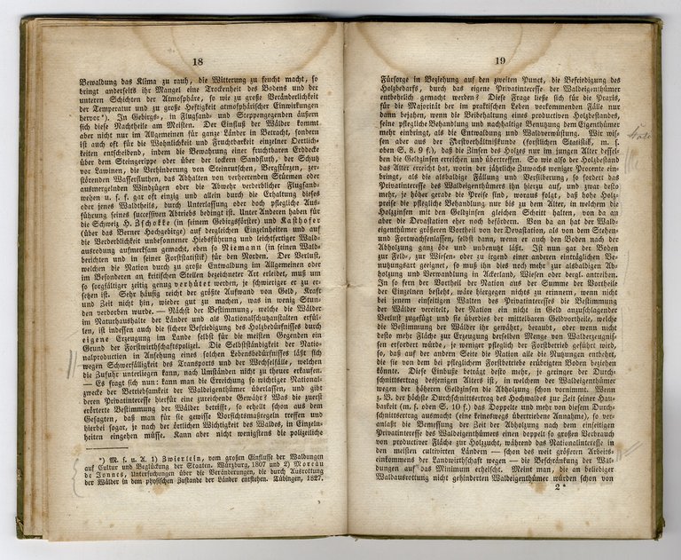 Umriss des Forstwissenschaft für Staatsbürger und Staatsgelehrte.