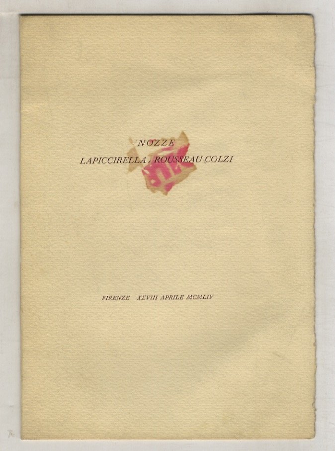 Un vecchio sonetto sulla felicità della vita.