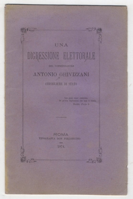 Una digressione elettorale.