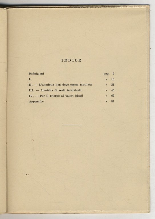 Valori ideali. (Libertà e fascismo).