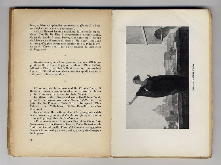 Vecchio cinema italiano. Con diciannove tavole.