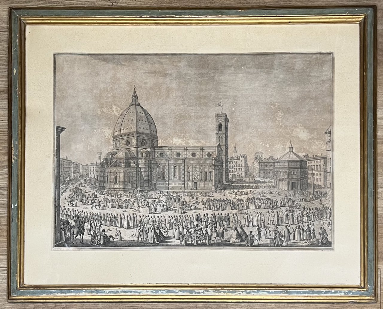 [Veduta della metropolitana fiorentina . con la processione del Corpus … | Immagine principale