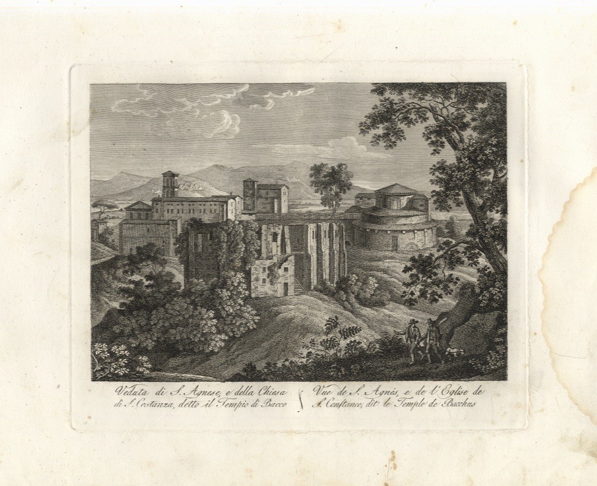 Veduta di Sant'Agnese e della Chiesa si S. Costanza detto …
