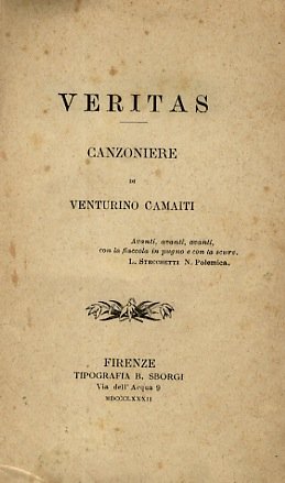 Veritas. Canzoniere [.].