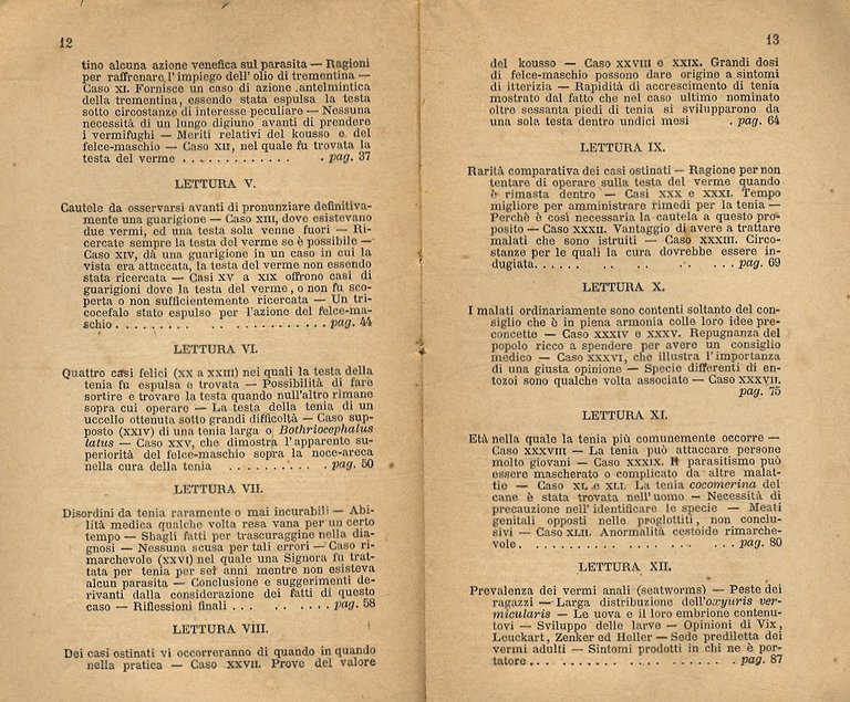 Vermi. Serie di Letture sulla Elmintologia pratica, date al Collegio …