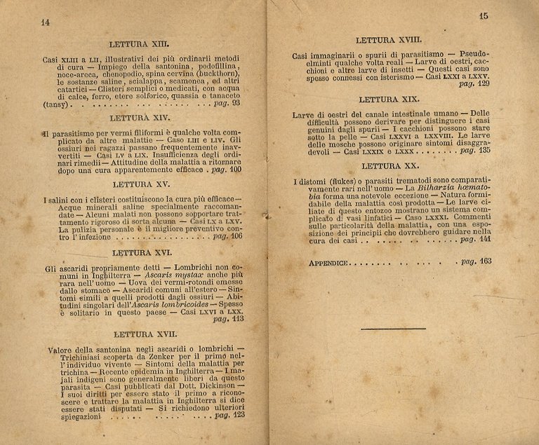 Vermi. Serie di Letture sulla Elmintologia pratica, date al Collegio …