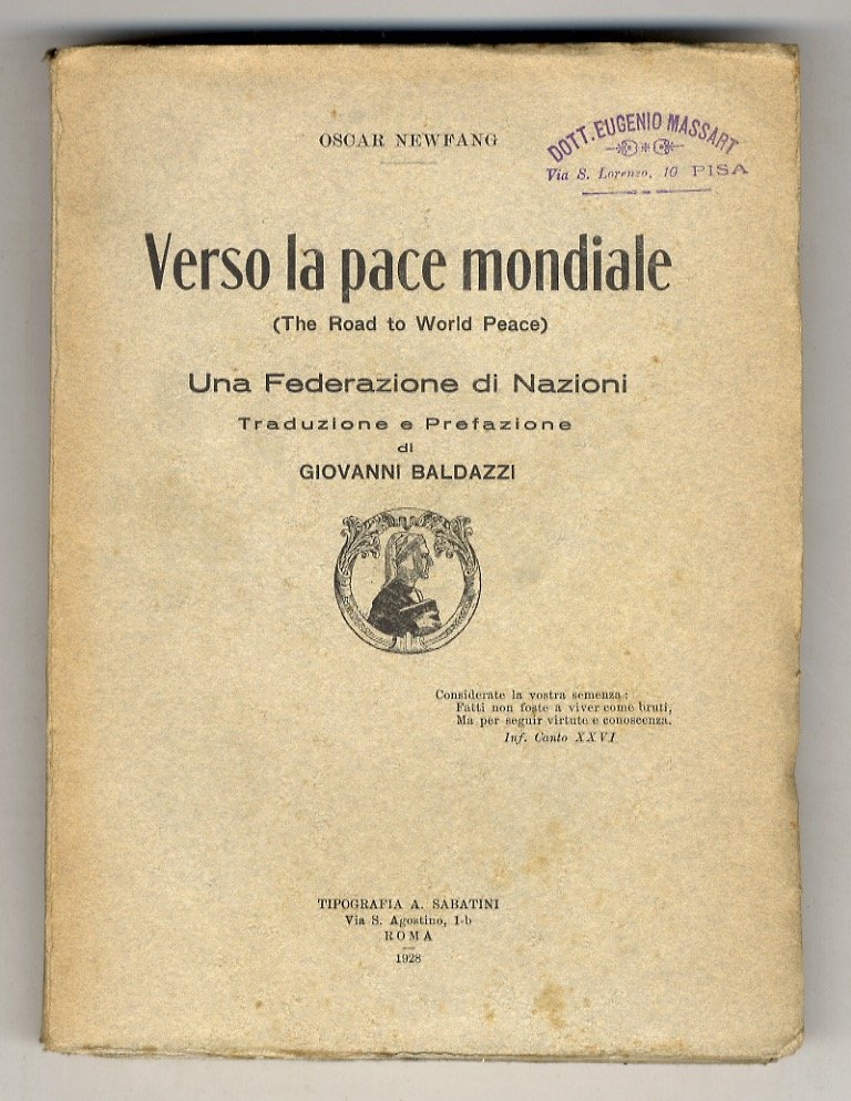 Verso la pace mondiale (The Road to World Peace). Una …