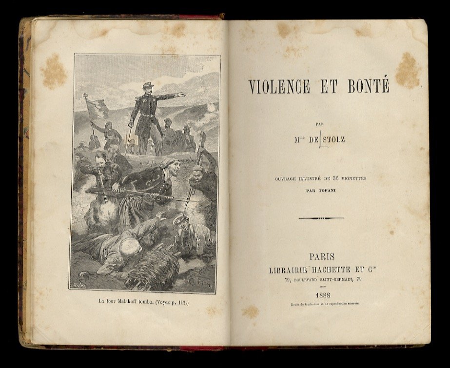 Violence et bonté. Ouvrage illustré de 36 vignettes par Tofani. | Immagine principale