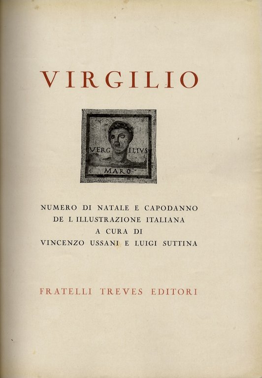 VIRGILIO. Numero di Natale e Capodanno de L'Illustrazione italiana, a …