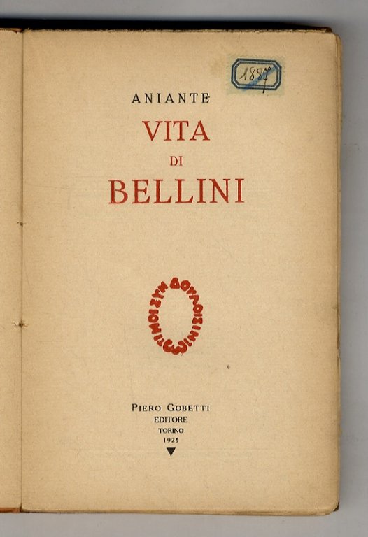 Vita di Bellini. | Immagine Gallery 2