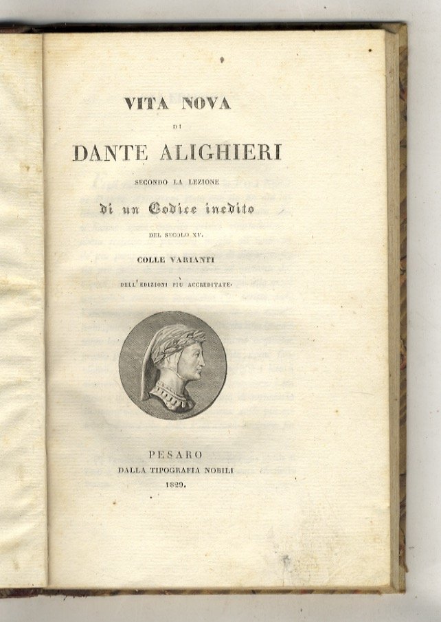 Vita nova di Dante Alighieri secondo la lezione di un … | Immagine principale